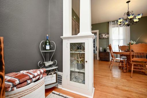 Living Room Leaded Glass Cases