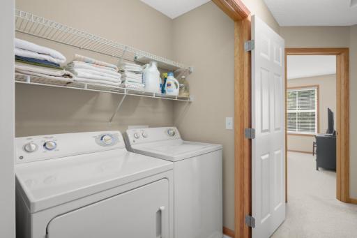 Upper level laundry