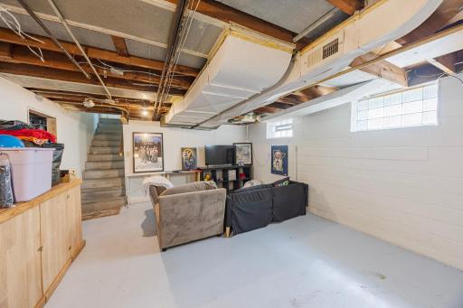 unfinished basement potential