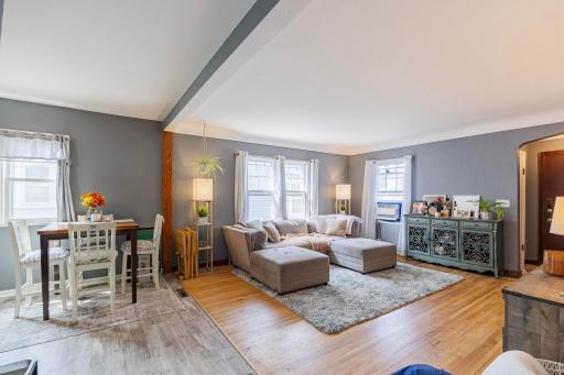 open concept living space
