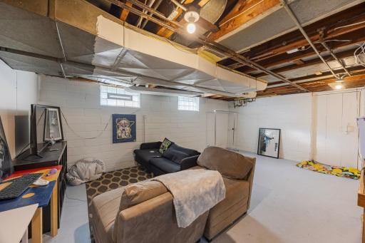 unfinished basement potential