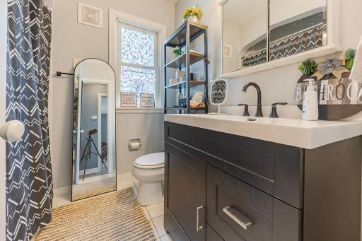 updated full bathroom