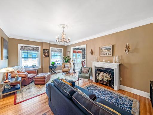 Stunning living room with 1930s charm!