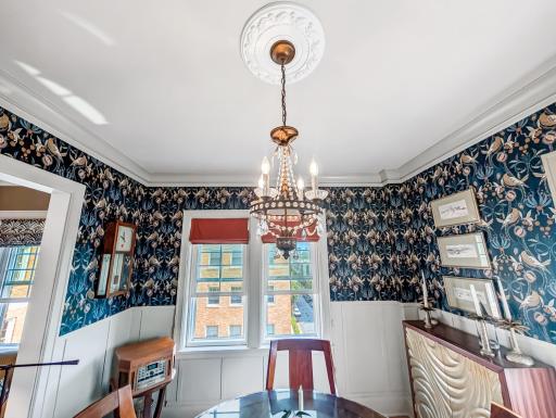 This light fixture is a statement on its own!