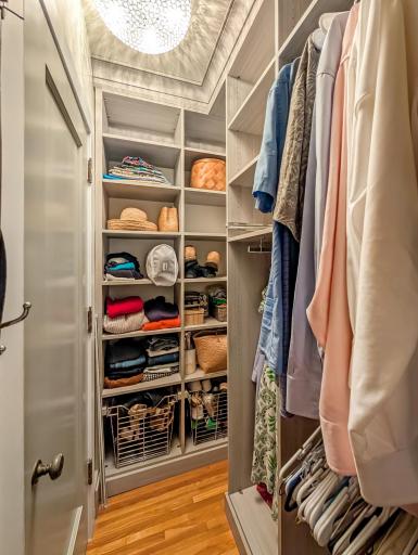 More built-in storage behind the door!