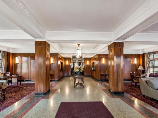 Welcome your guests to a stunning lobby full of history!