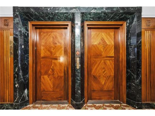 These elevators are a great example of the blend of rich history and modern convenience found in this building!