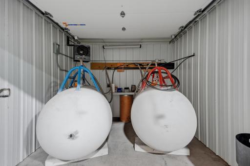 Inside Spray Foam Tank Room