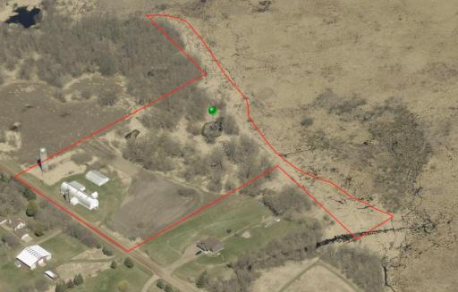 Note property lines from GIS map