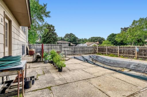 Pool area can be fixed up to increase equity or taken out ot filled in.