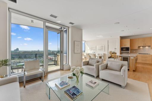 View from Living Room towards Dining Room