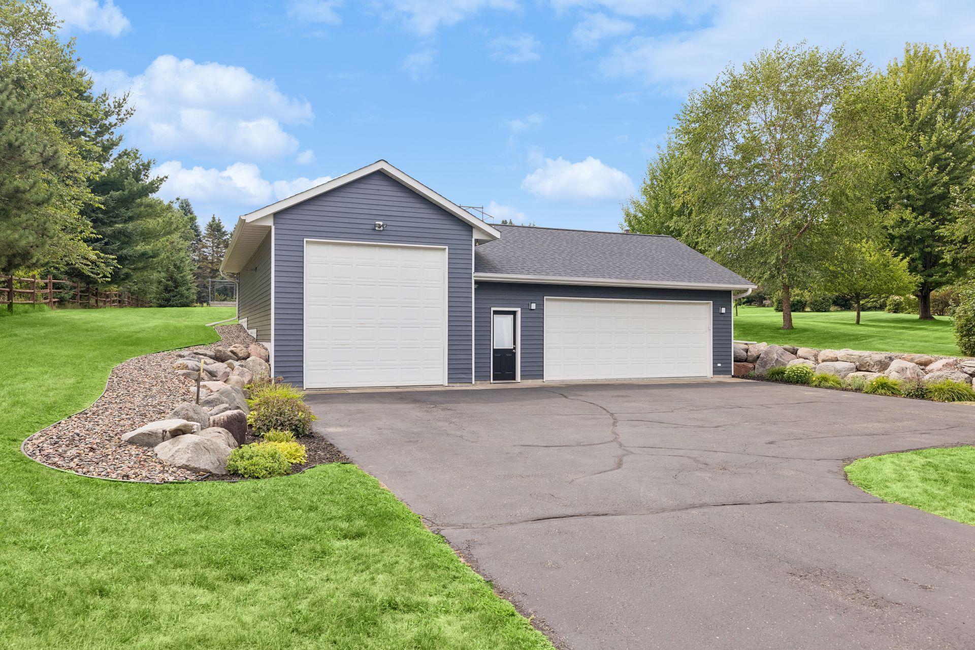 Need room for more? Along with the attached two car garage, the property includes a spacious 4 car garage with plenty of room for vehicles, toys, and projects.