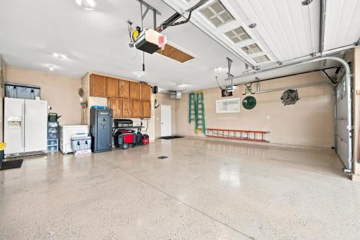 Finished 3-Stall Garage