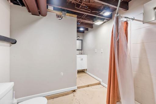 Large Basement 3/4 Bath