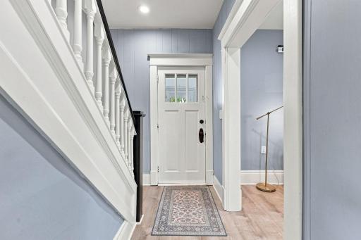 Entry off of front porch to the foyer