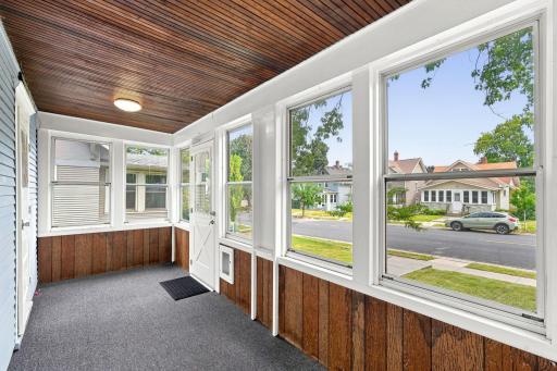 Front Porch full of light!