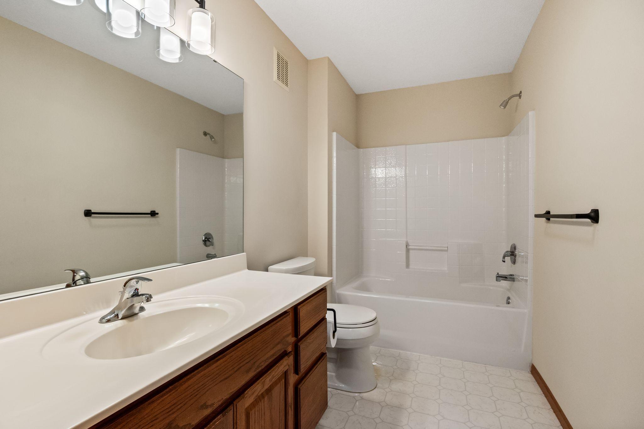 Main floor full bath.