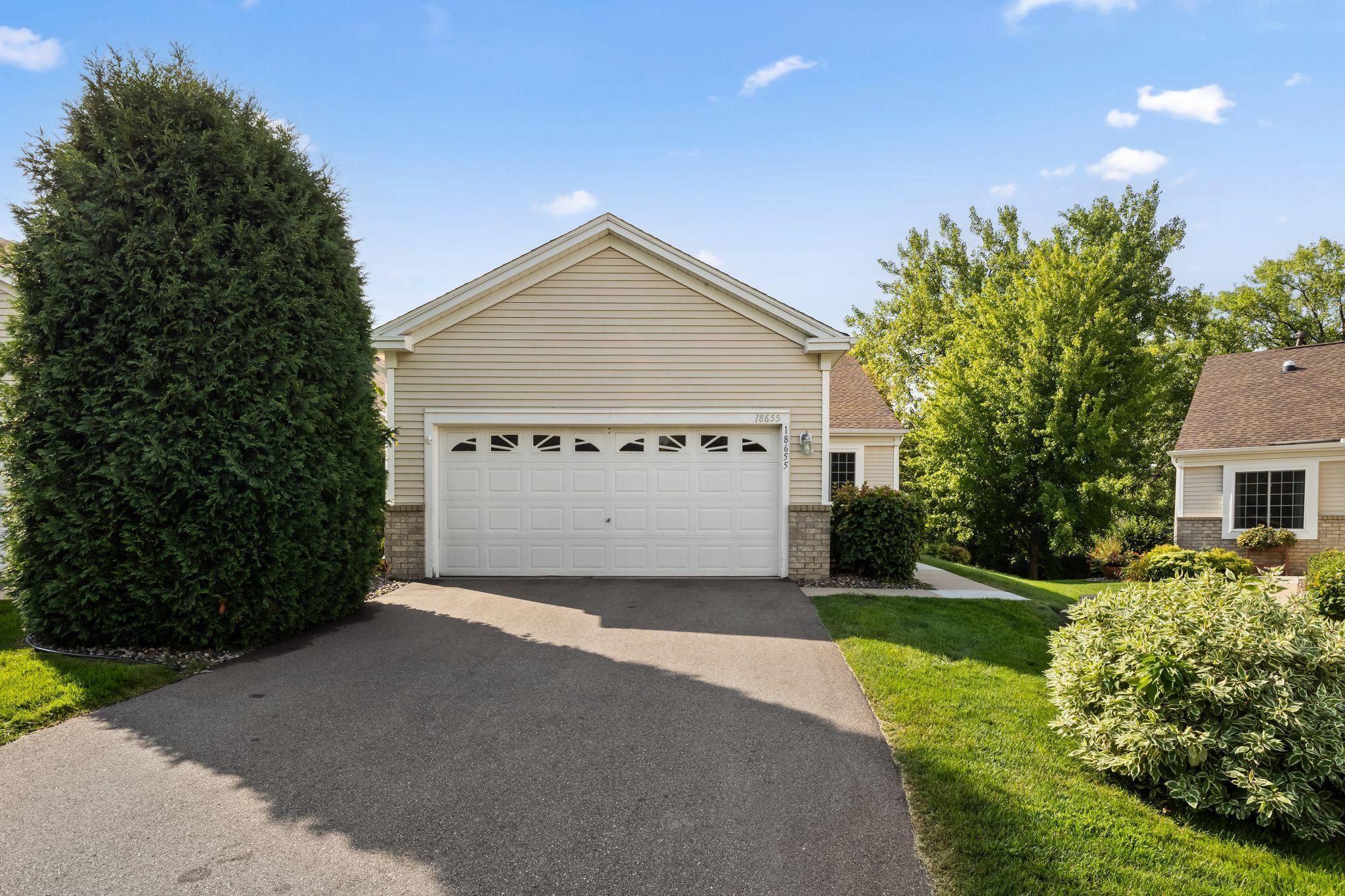 Two car garage.