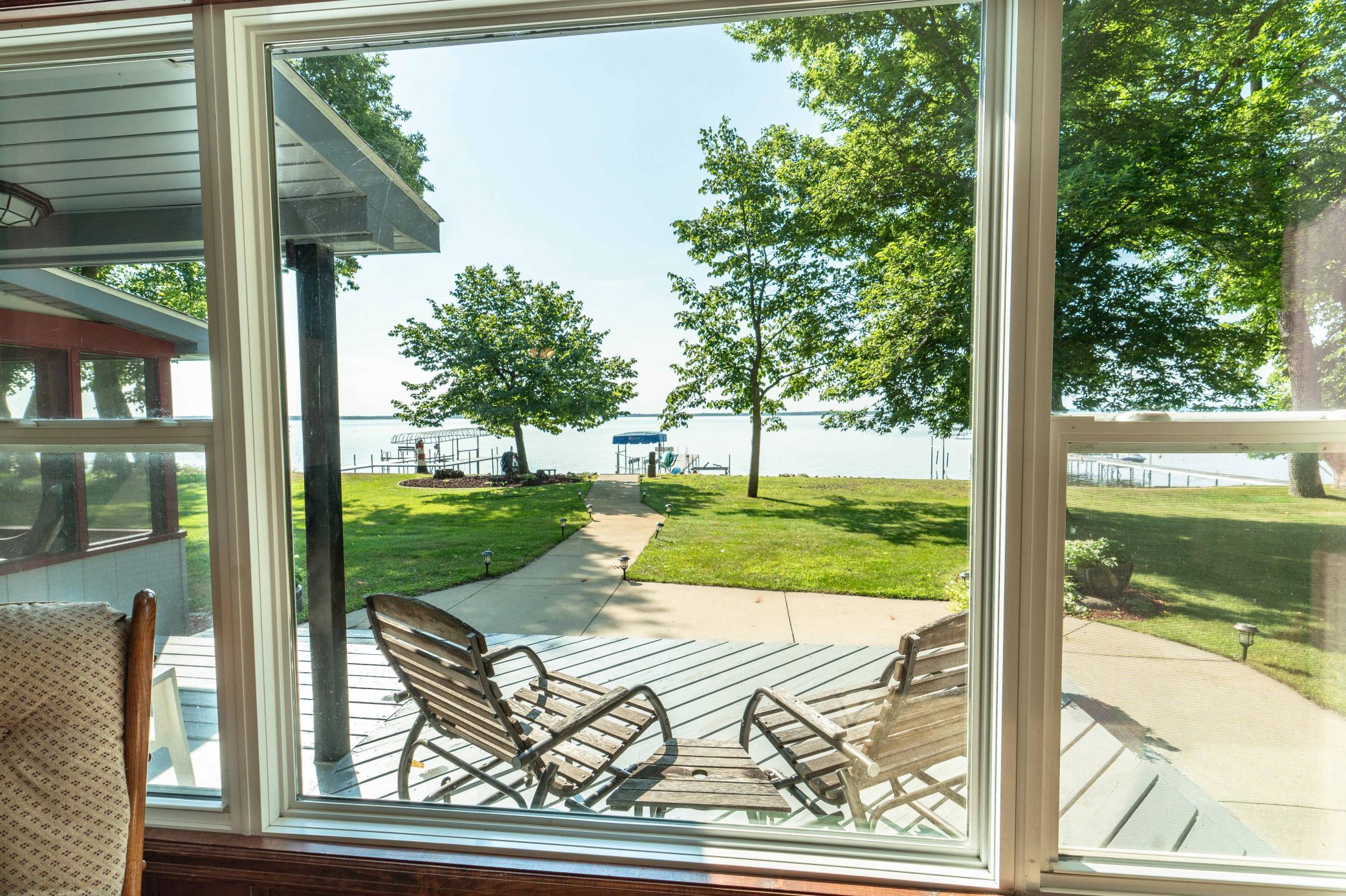 View from picture window