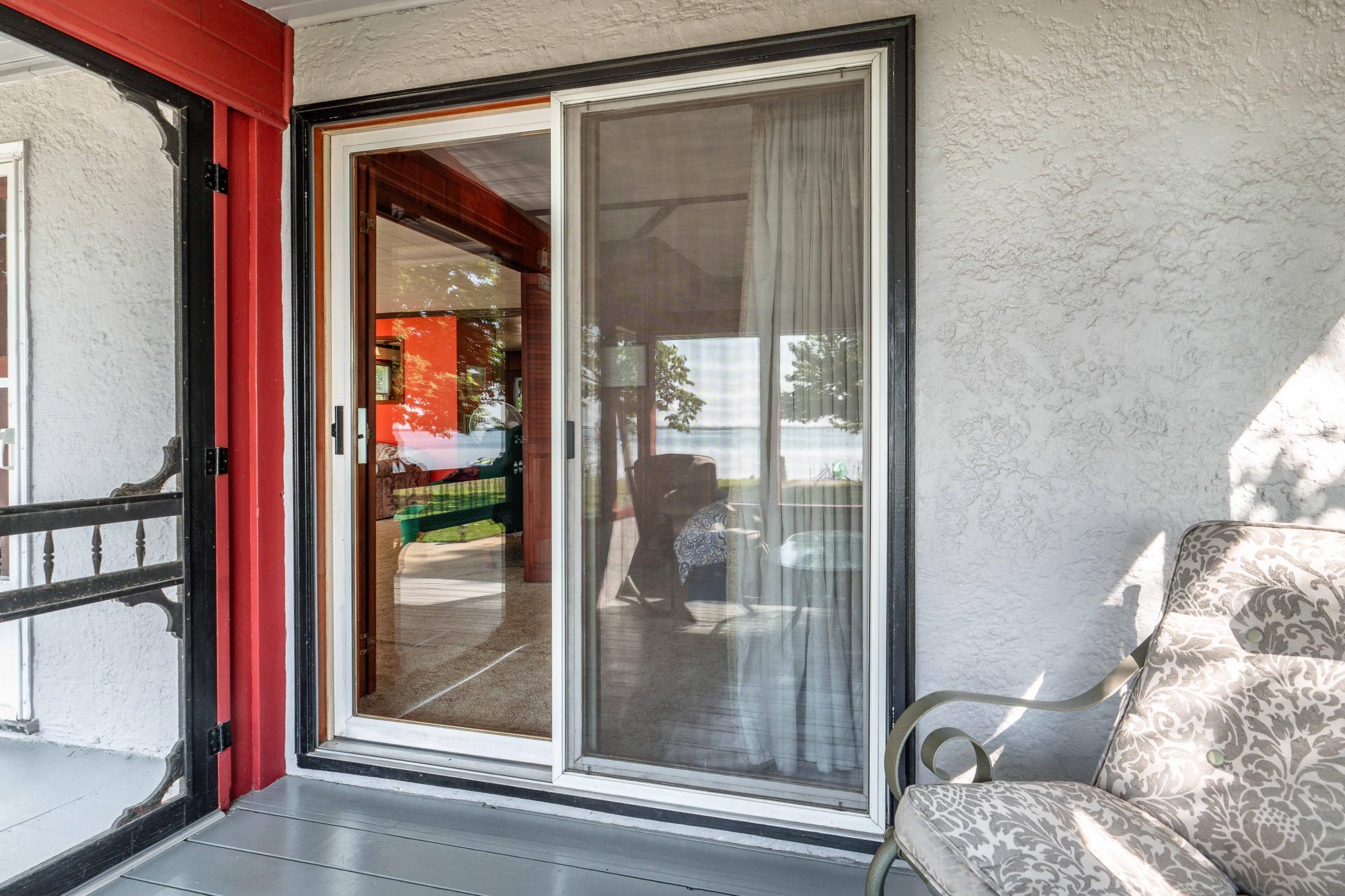 door to porch
