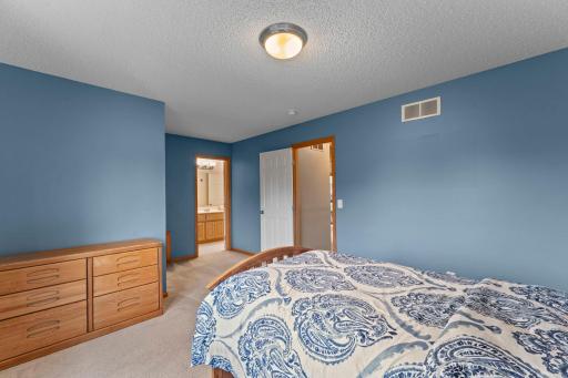 Upper level bedroom 3 with access to a Jack and Jill bath
