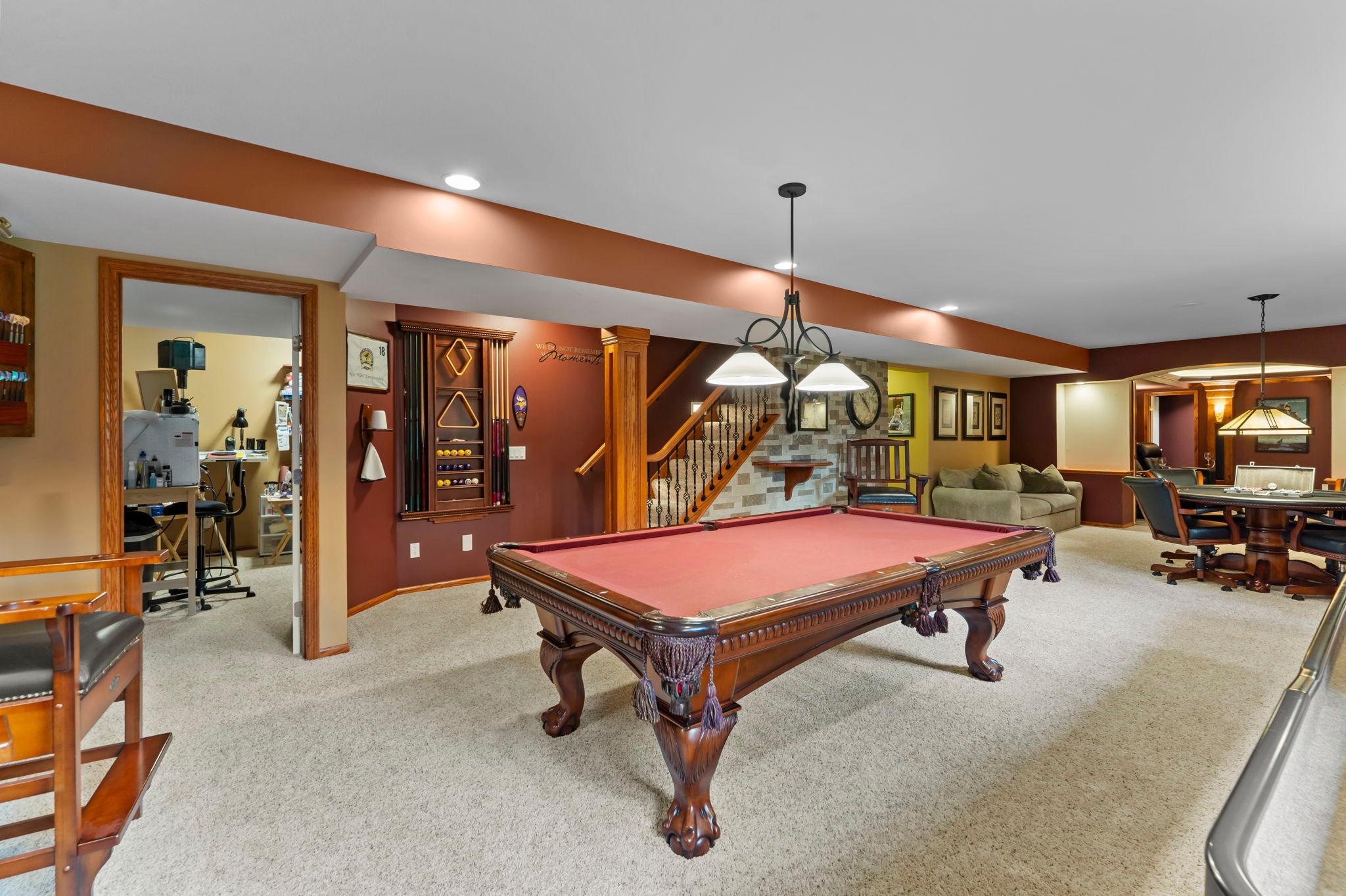 Lower level is made for fun!