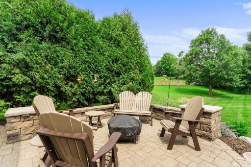 Additional space on the paver patio