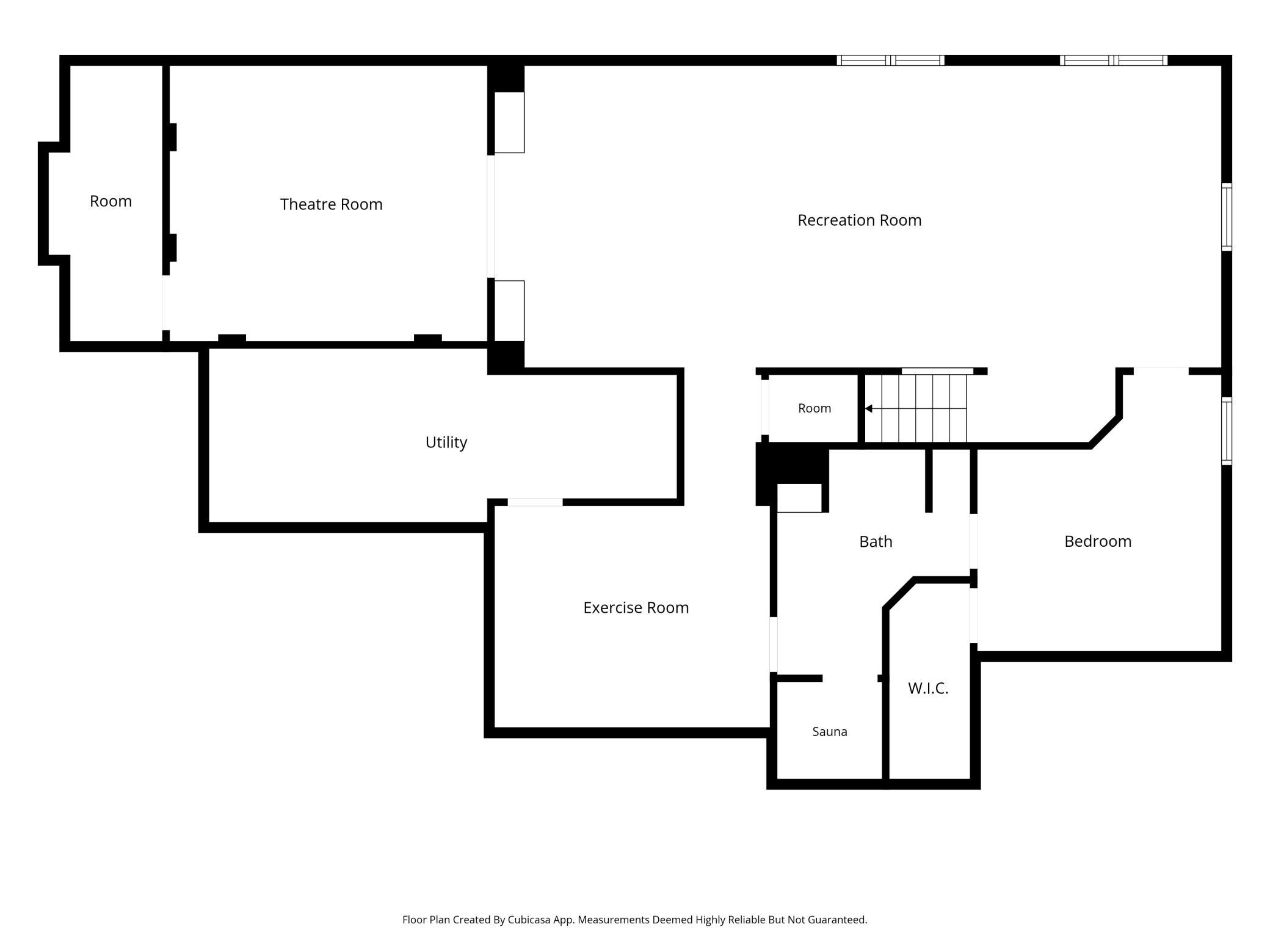 Lower level floorplan
