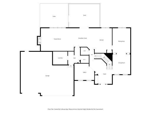 Main level floorplan