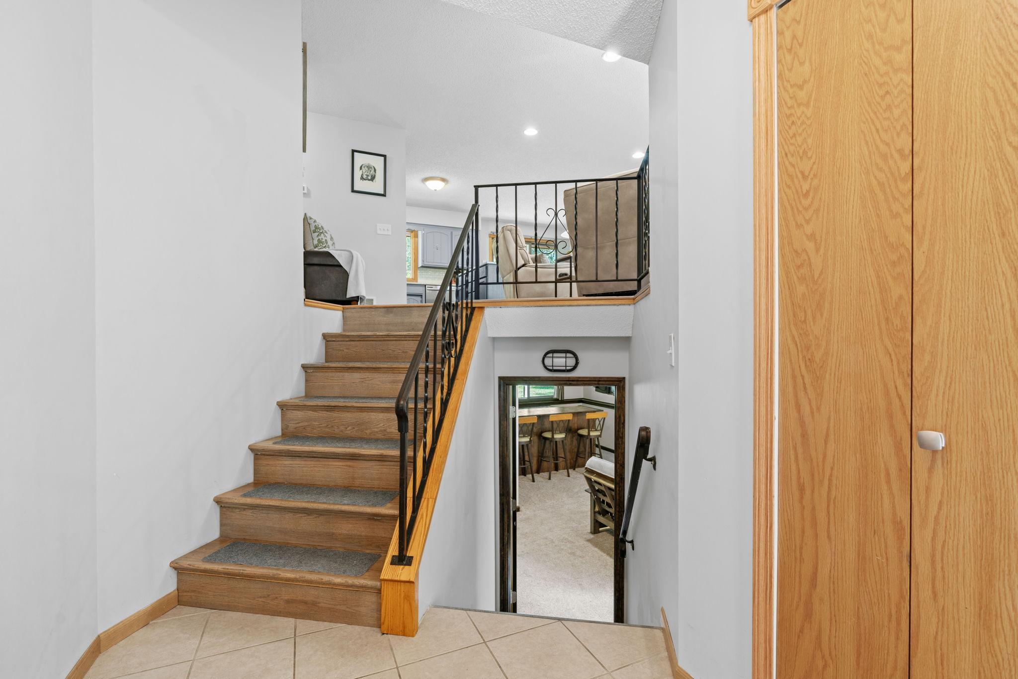 Stunning split level with new stairs!