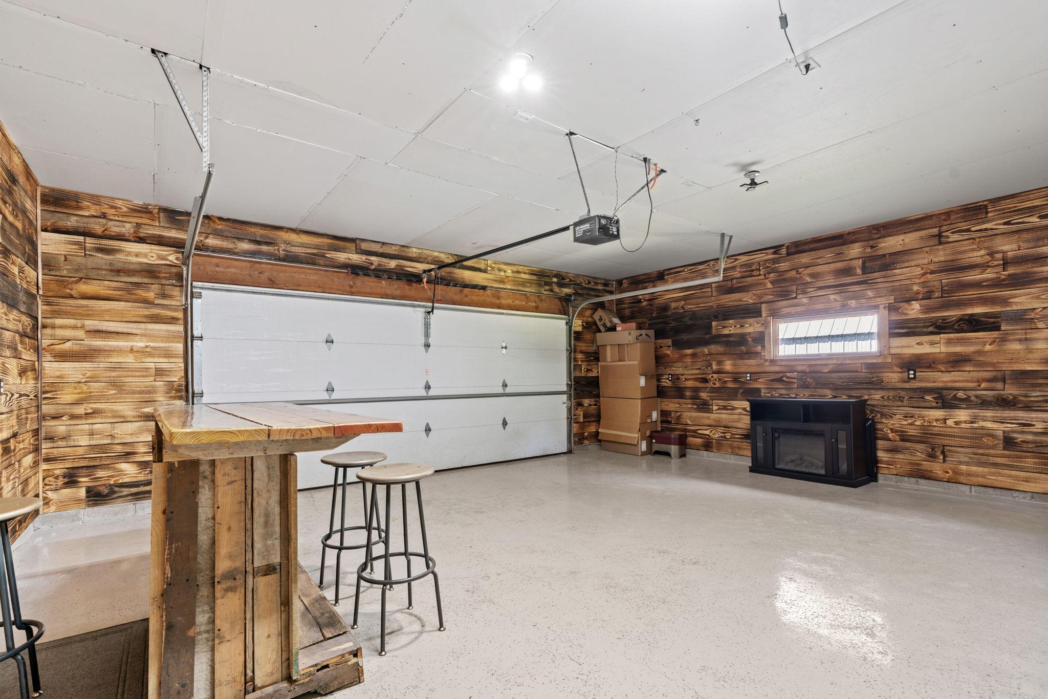 Insulated, heated, and epoxy floors!