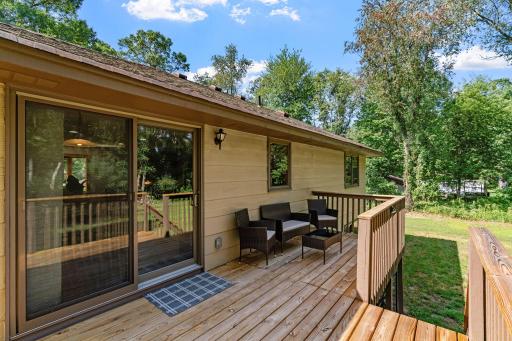 New deck boards and railing!