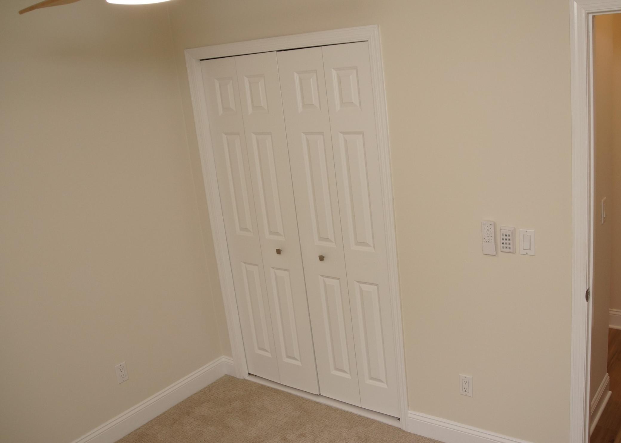 Bedroom 3 sports ample closet space fresh paint and new carpeting!
