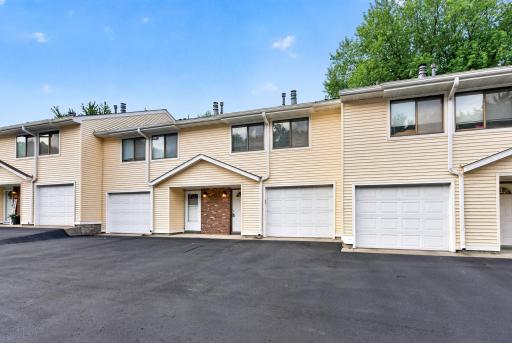 three bedroom, two bathroom townhome with a one-stall attached garage.