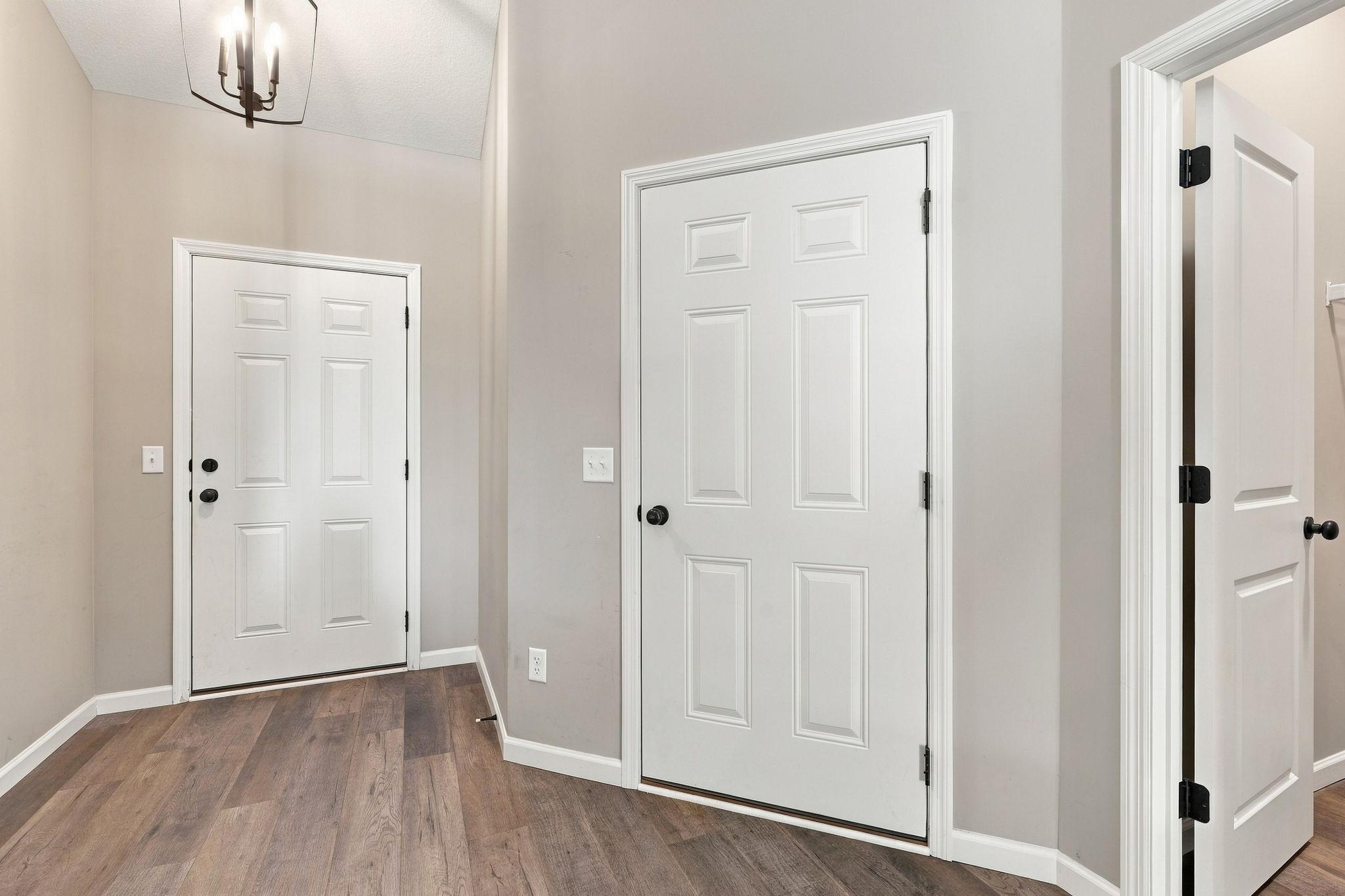 Additional view of foyer with high ceilings