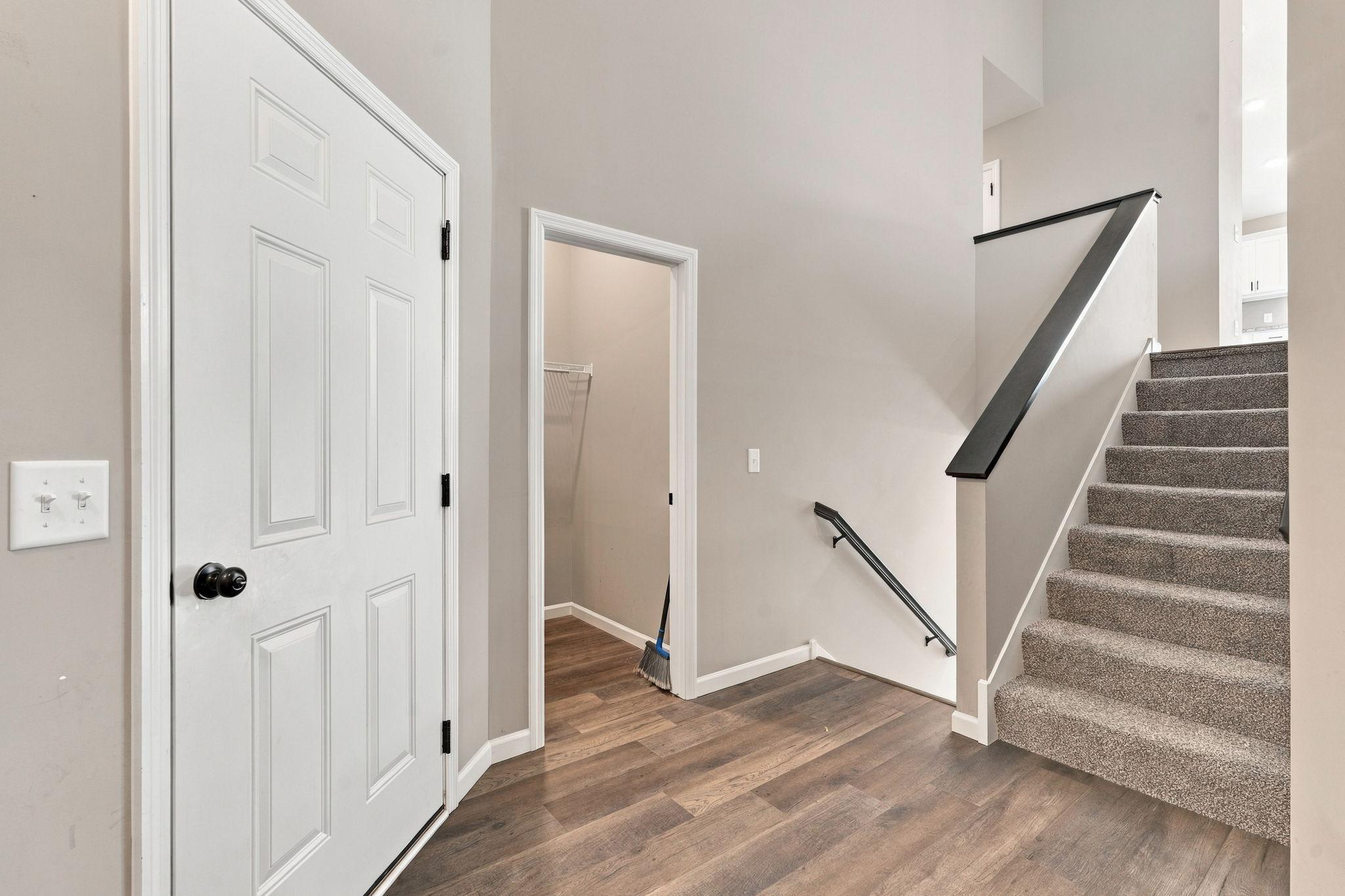Foyer offers plenty of room for visitors to get settled in!