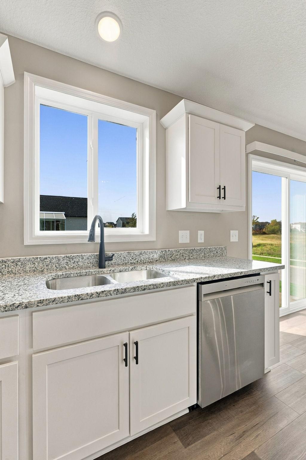 Beautiful light in kitchen