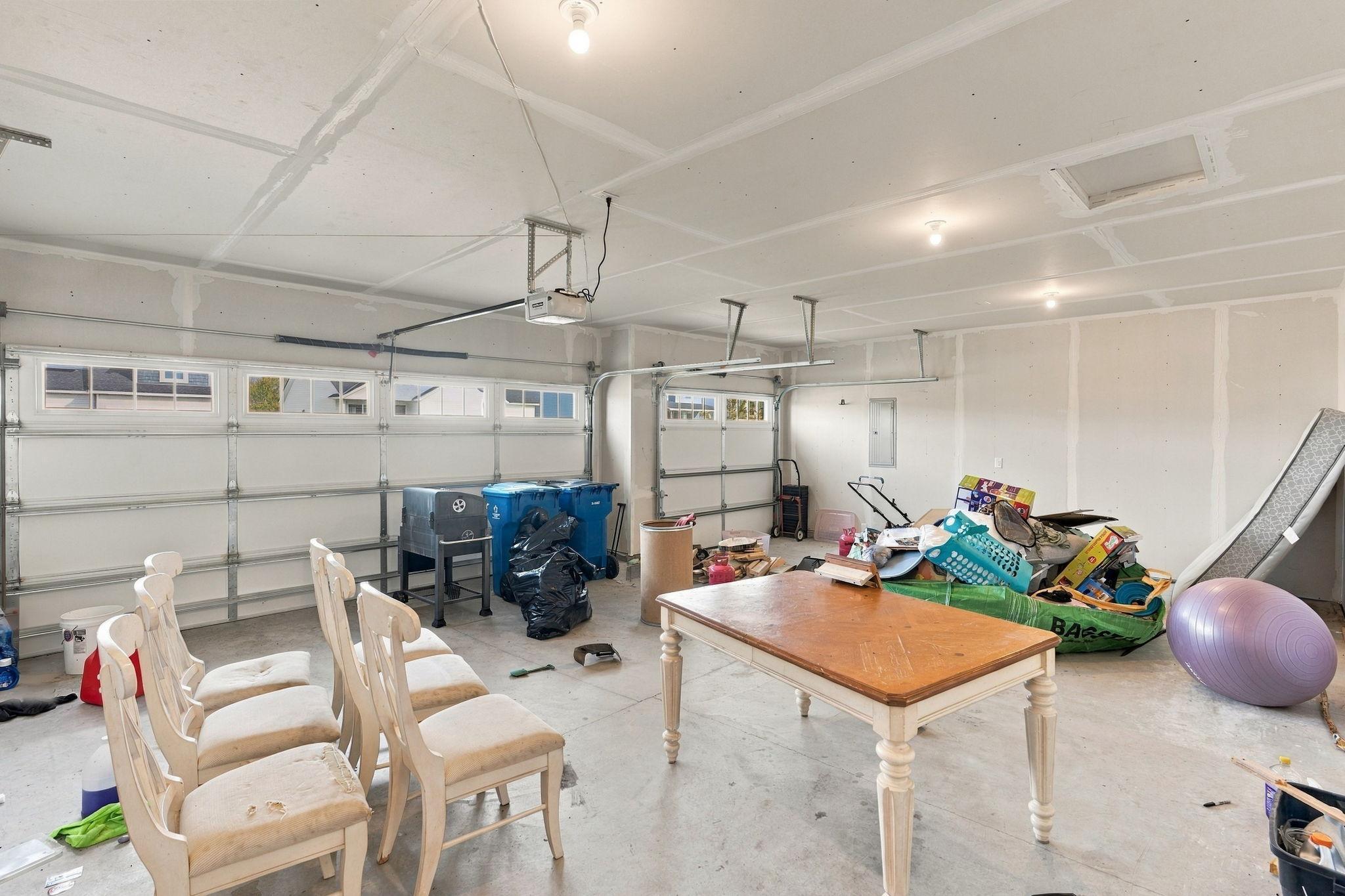 Fully insulated 3-car garage