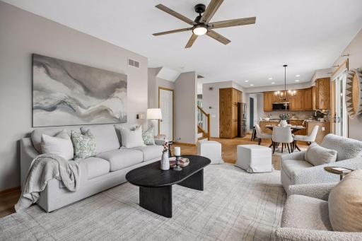 Spacious and inviting.