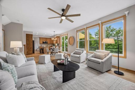 Wide open space for good family conversations.