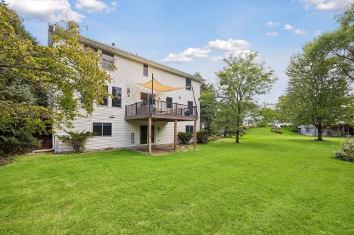 Fabulous backyard space for kids to enjoy - games to be had - families to enjoy.