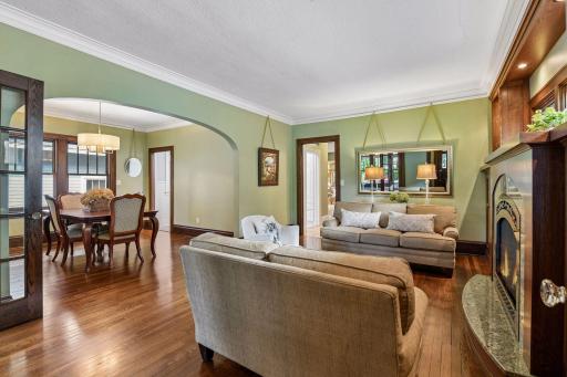 Open, spacious and light filled with elegant archways