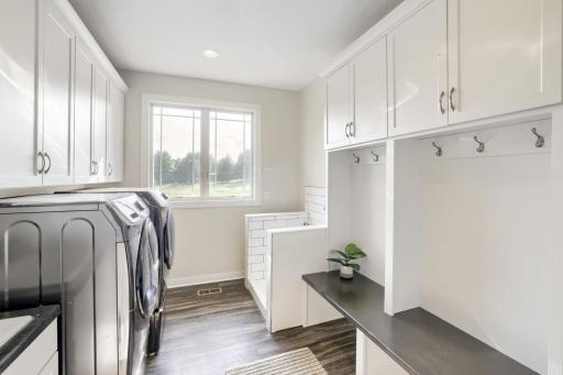 Large Mudroom and Laundry on Main Level