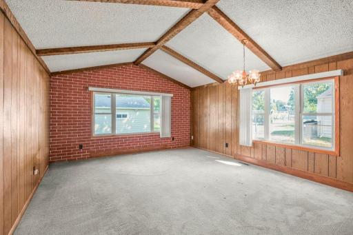 Spacious main level family room addition
