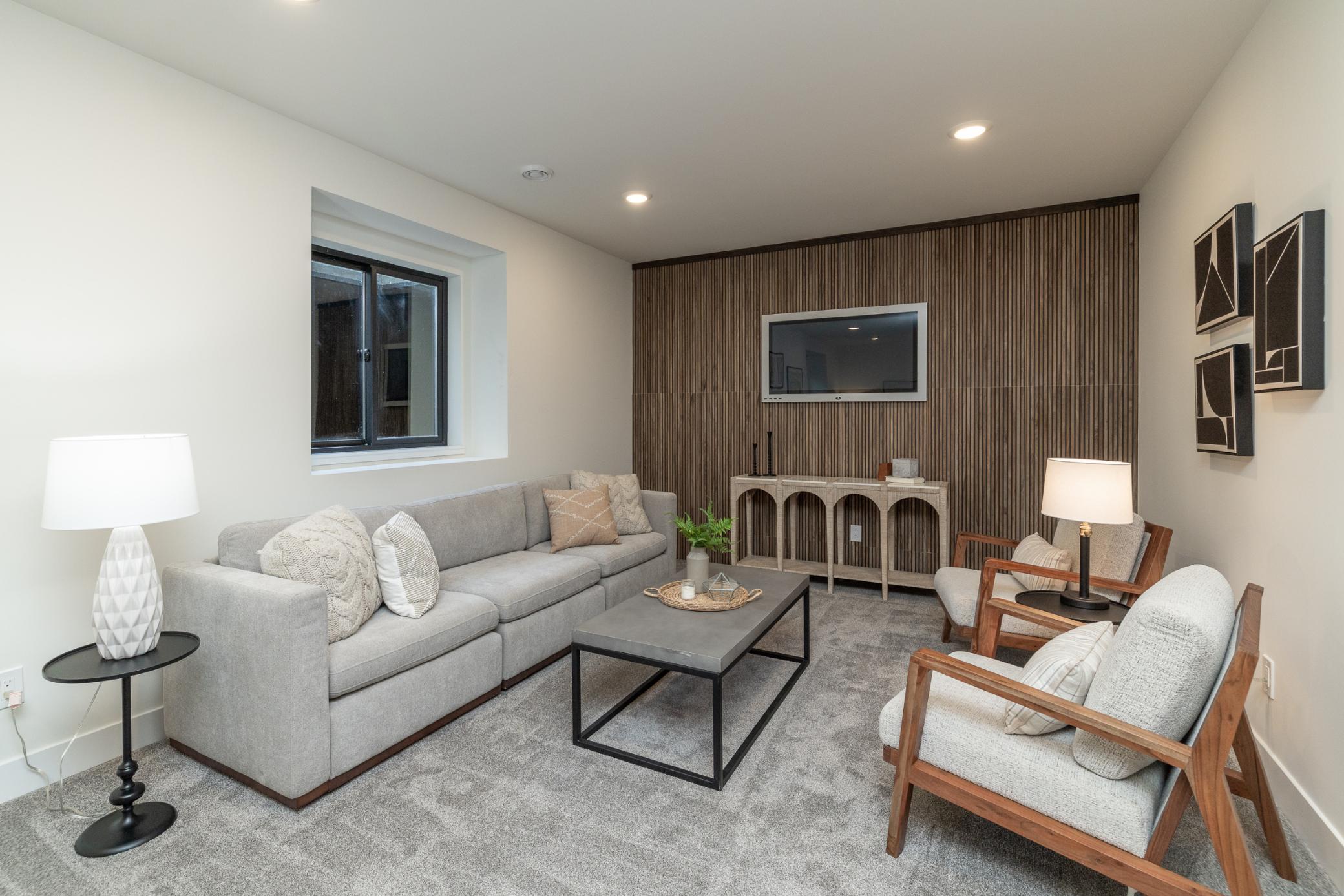Lower level family room