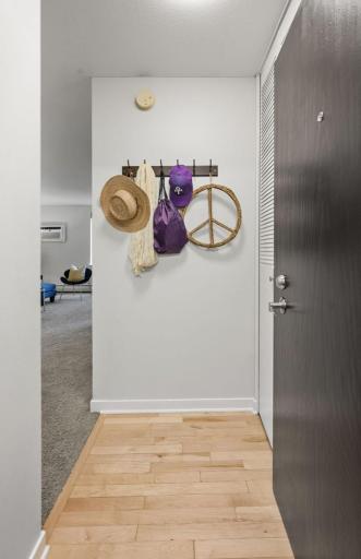 Foyer with Maple Floor
