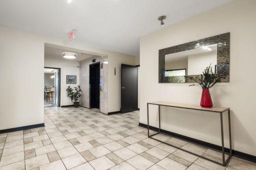 Lobby, Elevator, and Community Room