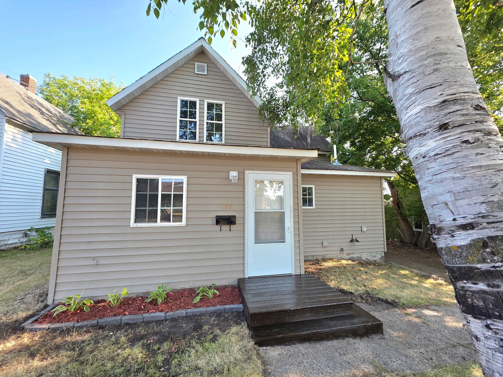 front of home facing north