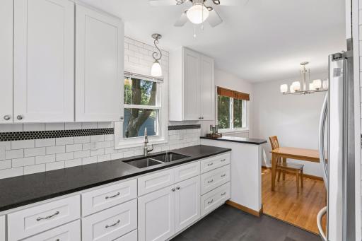 Tile backsplash