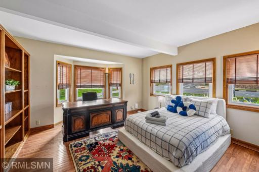 Main floor office, currently used as 6th bedroom for VRBO